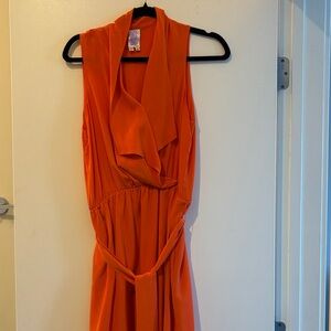 Silk Orange Dress